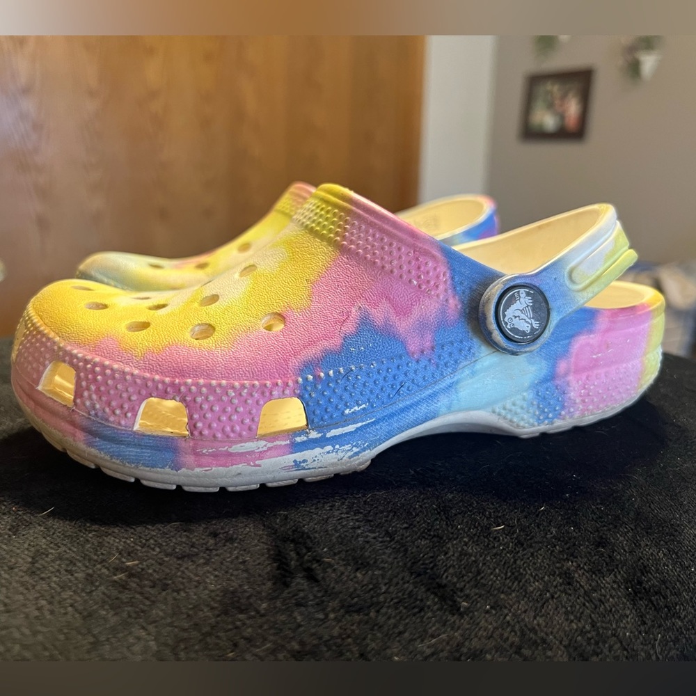 Kids Crocs Classic Tie Dye